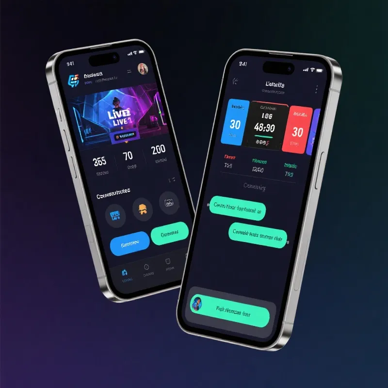 虎扑电竞 App 界面展示